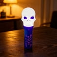 thumbnail image 4 of Miwamany Portable Plastic Kids Ghost Pumpkin LED Handheld Lantern 1PC Safe Warm Glow Mini Night Light, Lightweight Trick Or Treat Prop Party Indoor Outdoor Holiday Gift for Children, 4 of 4