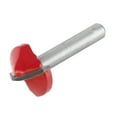 thumbnail image 4 of SENRISE Carbide Alloy Router Bit V-Grooving Carving Woodwork Cutter for Professional Woodworking Red 6mm×32mm×150°, 4 of 6