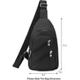 thumbnail image 2 of Small Sling Backpack Crossbody Sling Bag, Chest Bag Daypack Fanny Pack Cross Body Bag for Outdoors Hiking Traveling, 2 of 5