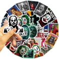 thumbnail image 3 of Pegatinas, 50 unidades por lote, con forma de payasos, jokers, vinilo impermeable, pegatina anime, 3 of 4