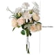 thumbnail image 3 of Ramo de Rosas Artificiales para Fotografía de Bodas | Ramo de Novia para Exteriores de 50 Cm, Plástico Blanco | Ligero para Bodas y Decoración Del Hogar, 3 of 6