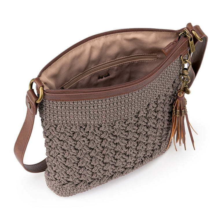 The Sak Lucia Crochet Crossbody Hand crochet Recycled Polypropylene Yarn