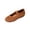51#Brown, variant on Womens Breathable Ventilated Knit Mesh Mary Jane Shoes, Elastic Single Strap Slip On Flats, Shock Absorbing Lightweight Daily Walking Footwear