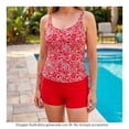 thumbnail image 4 of Tankini Ocean Pacific para Mujer Tirantes Rojo Talla M 2 Piezas, 4 of 4