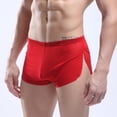 thumbnail image 5 of Sexy Men's Mesh Ultra Thin Boxer Shorts And Underpants Side Split Trunks Brief Panties Underwear Men Boxers Man Pack XXL Red|https://ae01.alicdn.com/kf/Saa2b84a610404ae9b7c5141f2d90a80bQ.jpeg, 5 of 5