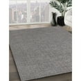 thumbnail image 3 of Ahgly Company Machine Washable Indoor Square Industrial Modern Gunmetal Gray Area Rugs, 5' Square, 3 of 7