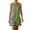 Army Green, variant on Women's V Neck Sleeveless Tiered Ruffle Loose Flowy Casual Mini Dresses for Women Beach Vacation Daily Comfort Summer Wear