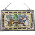 thumbnail image 2 of RADIANCE Goods Tiffany-Style Animal Design Window Panel 32" x 21", 2 of 7