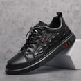 thumbnail image 4 of Zapatos de estudiante de primavera para hombre, zapatillas informales con estampado de cocodrilo, transpirables y a la moda para hombre, 4 of 6