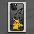 thumbnail image 1 of Cartoon Pikachu Phone Case For iPhone 15 14 11 Pro Max 13 12 Mini XR X SE 7 8 6 6S Plus Hard Matte Shell Protective Cover Fundas F01 For iPhone 14, 1 of 6