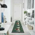 thumbnail image 4 of Yayeee Runner Rug for Bedroom 2'x6' Machine Washable Hallway Non Slip Mat, Christmas Santa Hats, 4 of 8