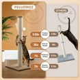 thumbnail image 4 of Tall Cat Scratching Post Large Cat Scratch Post for Indoor Cats with Durable Natural Sisal Rope Scratcher Post Tree Kitten Interactive Toy, 4 of 7