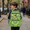 thumbnail image 4 of Aplkyhs Sea Turtle Adorable Backpack Lightweight Casual School Bookbag for Kids 9-12 Water Resistant with Padded Straps for Daily Use, 4 of 7