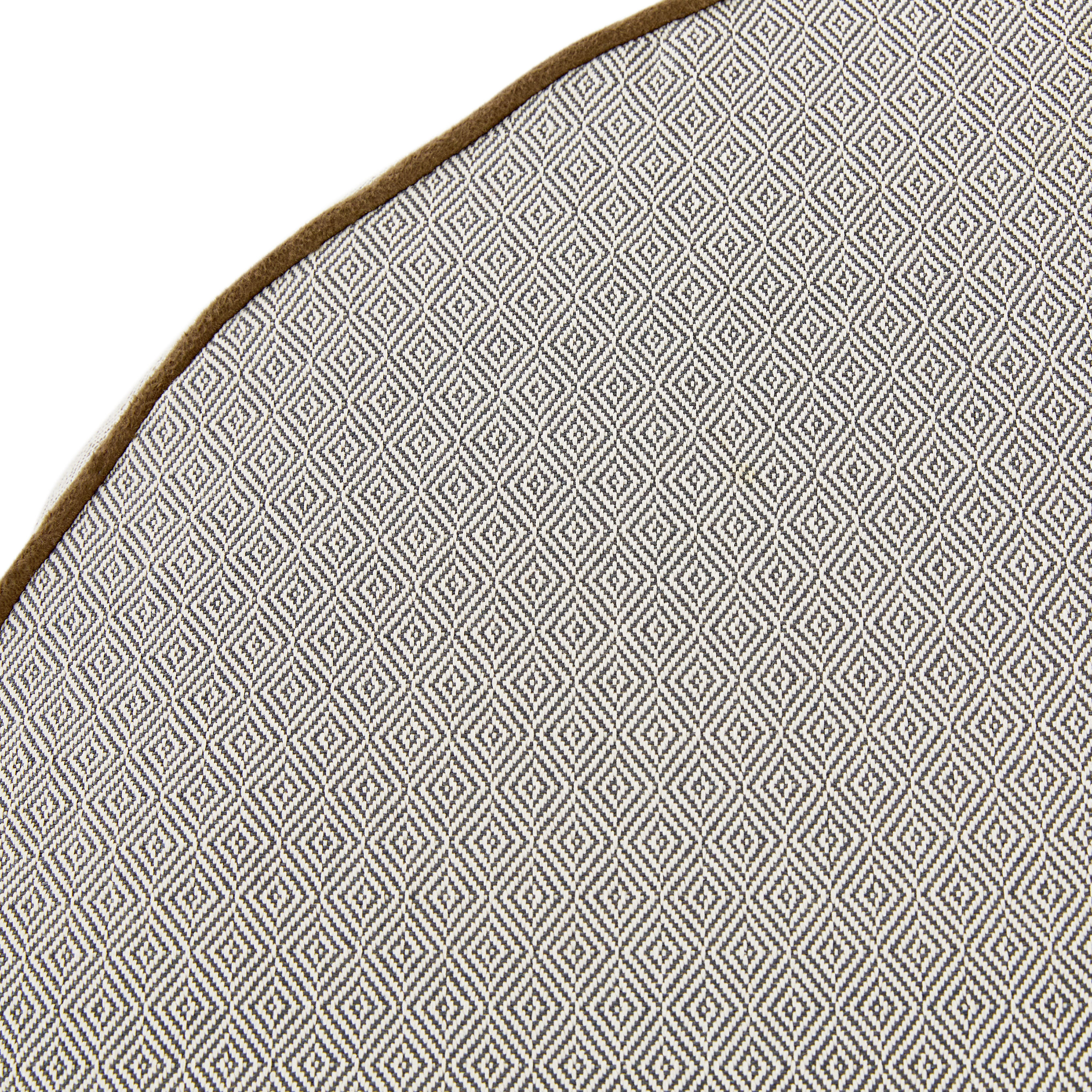 Vibrant Life Small Round Dog Bed, Gray, 24" x 24"