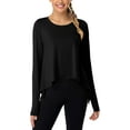 thumbnail image 4 of Alove Women Long Sleeves Workout Top Yoga Atheletic Ruuning Gym Shirts, 4 of 6