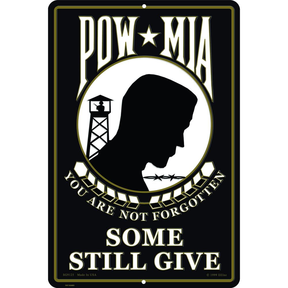 ALL GAVE SOME SOME STILL GIVE FOIL STICKER POW-MIA 