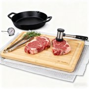 GL-Bamboo Extra Large Bamboo Cutting Board, 15.7 x 10.6 x 0.9 in, Juice Groove