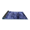 thumbnail image 2 of Ahgly Company Indoor Round Oriental Blue Industrial Area Rugs, 8' Round, 2 of 4