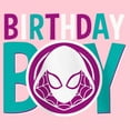 thumbnail image 2 of Girl's Marvel Birthday Boy Ghost-Spider Logo  Graphic T-Shirt, 2 of 4