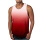 thumbnail image 5 of Tanques para Hombre para el Verano Solto Chaleco Impresión Deportivo Cuello Redondo, Casual, 5 of 8