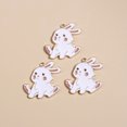 thumbnail image 1 of 10 Pcs Pendentifs Lapin en Or pour Fabrication de Bijoux Collier Fait Main DIY, 1 of 5