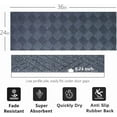thumbnail image 3 of gyhbASXJK Area Rug Non Slip  2FT x 3FT Washable Indoor Outdoor Rubber Back Carpet Mat for Hallway Kitchen Entryway Laundry Room Foyer Balcony Living Room  Grey, 3 of 7