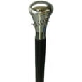 thumbnail image 4 of Victorian Brass Knob Handle Black 3 Fold Nautical Walking Cane Stick, 4 of 5