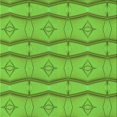 thumbnail image 1 of Ahgly Tapis d'Intérieur Lavable en Machine Carré Vert Vif, 7 Pieds Carré, 1 of 7