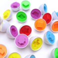 thumbnail image 1 of DPTALR Casse-Tête d'Imitation de Formes Mixtes 6 Pcs Oeufs Intelligents Bébé Enfant Jouet d'Apprentissage, 1 of 5