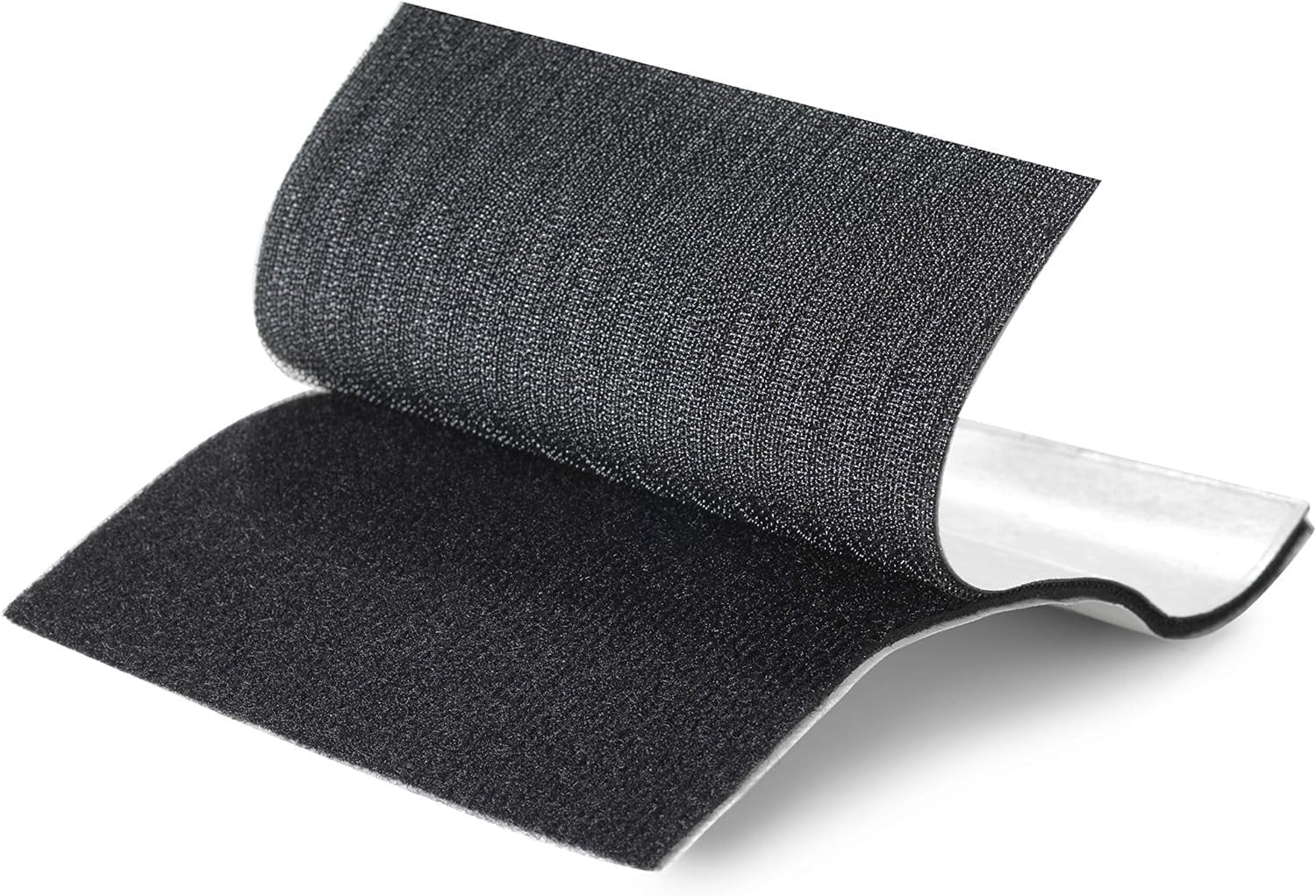 VELCRO Brand Sticky Back Hook & Loop Fasteners for Fabrics, No Sew Hemming, Costumes, Easy Wardrobe Repair 24in x 3/4in Black Plain Tape for Material