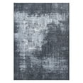 thumbnail image 2 of World Rug Gallery Contemporary Distressed Abstract Machine Washable 5'x7' Dark Gray Area Rug, 2 of 9
