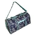 thumbnail image 5 of High Fashion 21 in Print Duffle Navy White Paisley - No Embroidery, 5 of 5