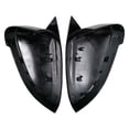 thumbnail image 6 of Carbon Fiber-For Audi A4 A5 B9 Side Mirror Caps (Black Look) 2017 2018 2019 2020 2021 2022 S4 S5 RS5 allroad Quattro replace Covers ABT style, 6 of 7