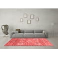 thumbnail image 3 of Ahgly Company Indoor Rectangle Abstract Red Modern Area Rugs, 7' x 10', 3 of 4
