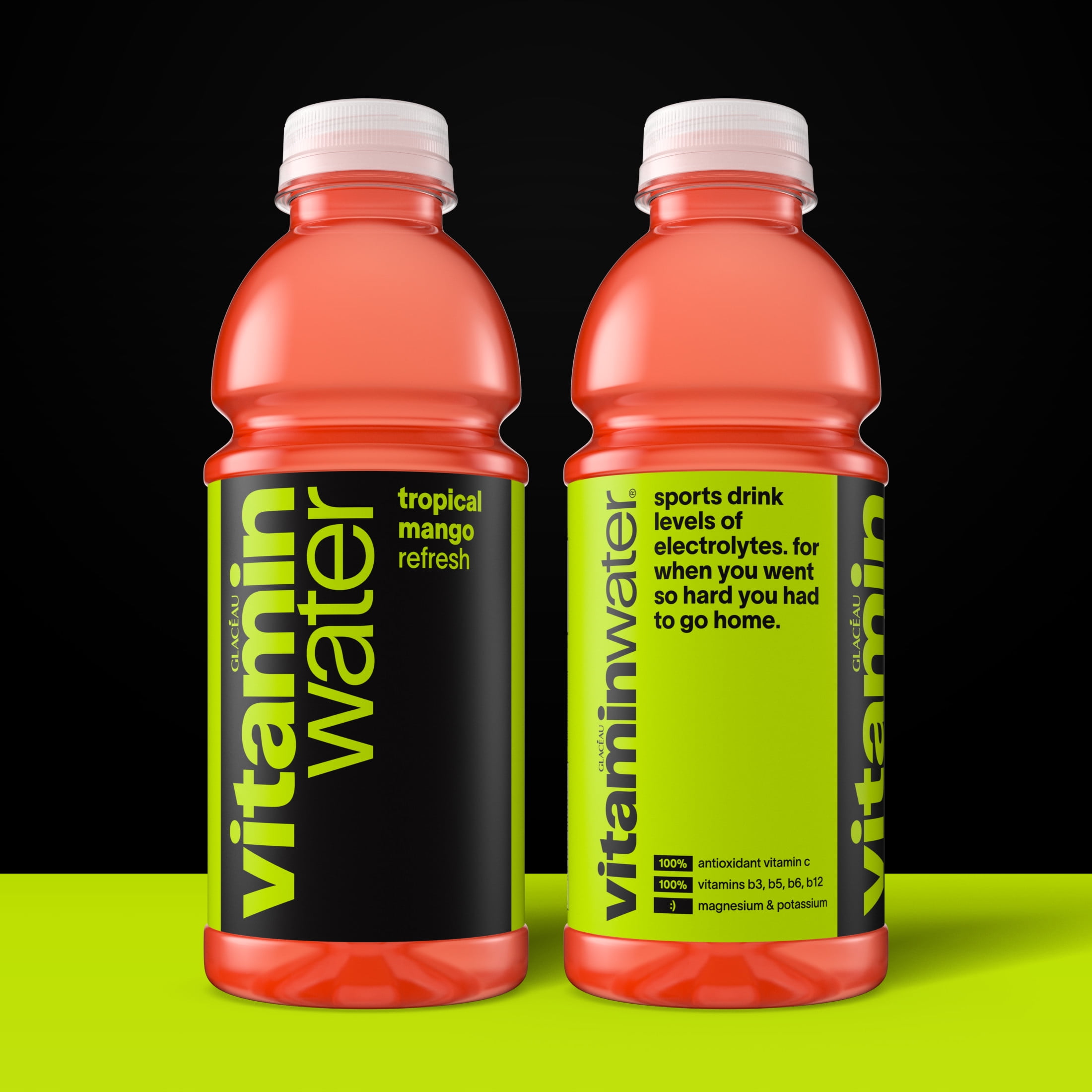 vitaminwater Refresh Tropical Mango Flavored Water Beverage Bottle, 20 fl oz