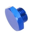 thumbnail image 2 of Red Horse Performance 814-10-1 RHP814-10-1 -10 AN/JIC STRAIGHT THREAD (O-RING) PORT PLUG - BLUE, 2 of 3