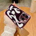 thumbnail image 2 of TECH CIRCLE Electroplated TPU Phone Case For iPhone 13 2021 6.1",  Bling Case with Crystal Rhinestones, Hollow-out Design, Heat Dissipation, Lightweight Slim Fit Protective Cute Case, Purple, 2 of 7
