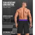 thumbnail image 3 of Exxact Sports MMA Shorts, IBJJF Ranked No Gi BJJ Jiu Jitsu Shorts for Men, Boxing, Cross Training & Grappling Shorts (Purple, A2XL), 3 of 7