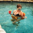 thumbnail image 6 of TRC Recreation Super Soft Foam Deluxe Saddle Pool Seat Chair, Fierce Green, 6 of 7