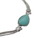 thumbnail image 5 of Vintage Geométrico Geométrico Natural Piedra Plata Cadena en apariencia Tribal para Mujeres Muchacha Hugo Pulsera de turquesa, 5 of 10