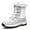 White, variant on Fur Lined Winter Boots for Women - Waterproof Snow Booties with Anti-Slip Sole, Comfortable Outdoor Walking Shoes