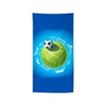 thumbnail image 2 of Kbndieu Thin Lightweight Microfiber Beach Towels, Sand Free Quick Dry Absorbent Compact Towels for Swimming Pool Camping Beach Accessories, Large Bathroom Bath Towels - Soccer & Football, 2 of 6