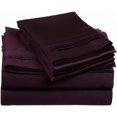 thumbnail image 1 of Egyptian Cotton 650 Thread Count Solid Sheet Set  Olympic Queen-Plum, 1 of 4