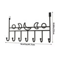 thumbnail image 3 of Miogawg Over The Door Hooks, 7 Hooks Over Door Hanger For Coat, Towel, Bag, Robe, Bathroom Door Hooks, Clothes & Belt Hanger, 3 of 6