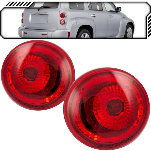 EPIC LIGHTING OE Style Halogen Tail Lights Assembly Replacement for CHEVROLET 06-11 HHR LT LS | 08-10 HHR SS [ GM2800195 GM2801195 20778530 15821824 ] Pair