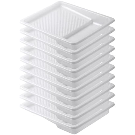 Bates- Paint Tray Liner, White Paint Pans Trays, Pan Liners, 9 Inch, 10 pcs$$Tools & Hardware Other