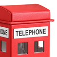 thumbnail image 4 of Benzara BM240350 Telephone Booth Jewelry Box with 2 Drawers, Red, 4 of 5