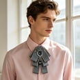thumbnail image 1 of Aufmer Adjustable Strap Male Formal Bowtie Classic Solid Tone Design Comfortable Fit Structure For Groom Team Wedding Formal Dress Accessory Use, 1 of 6
