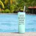 thumbnail image 4 of Mothers Day Gifts for Mother In Law Best Bonus Mom Gifts From Daughter Son in Law 20oz Green Travel Cup Gift Set for Stepmom Christmas Birthday Presents for Stepmother Tumbler with Lid Staw, 4 of 6