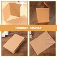 thumbnail image 2 of HEALEEP 100Pcs Blank Kraft Cards Rectangular Shape for Handwritten Messages and Greetings 7.47x5.58in, 2 of 8